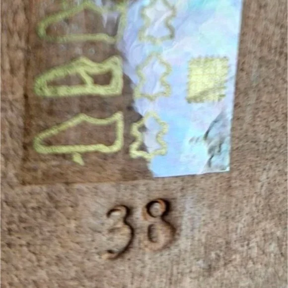 Free People Beige Leather Suede Loafers Women’s 38 Made in India - Picture 6 of 12